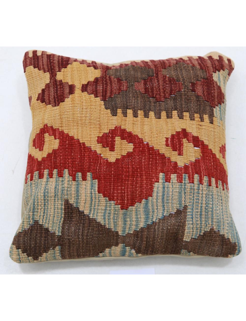 Hand Woven Tribal  Wool Pillow - 1'5'' x 1'5''