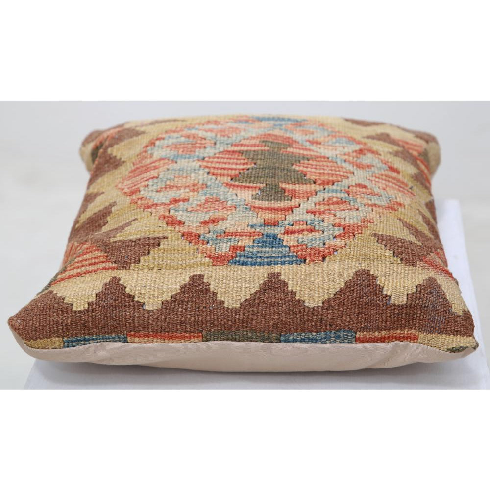 Hand Woven Tribal  Wool Pillow - 1'5'' x 1'5''