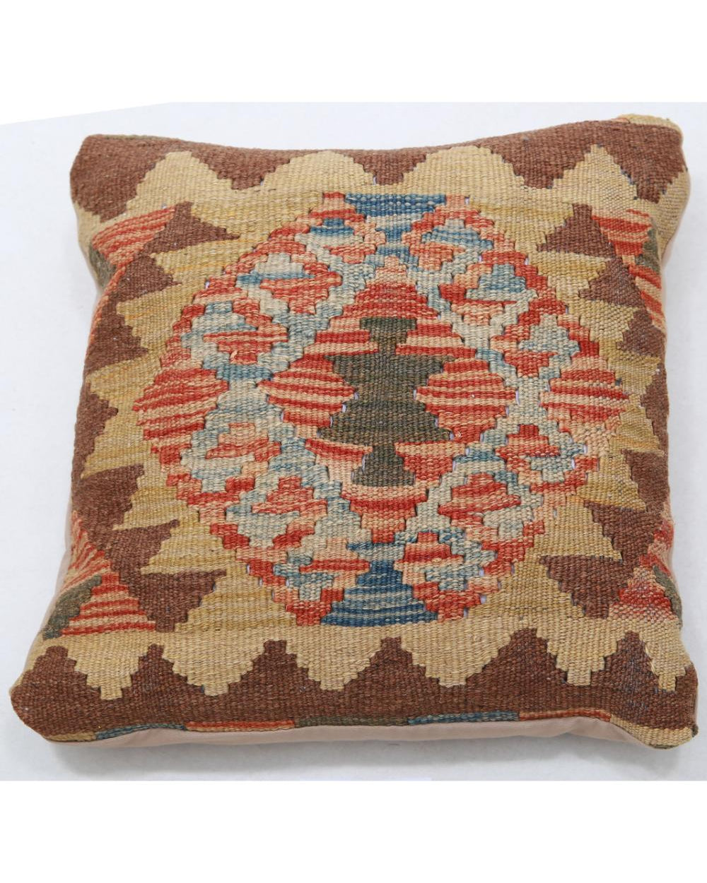 Hand Woven Tribal  Wool Pillow - 1'5'' x 1'5''