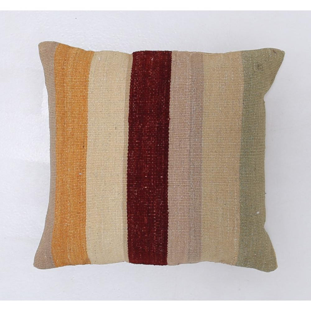 Hand Woven Tribal  Wool Pillow - 1'5'' x 1'5''