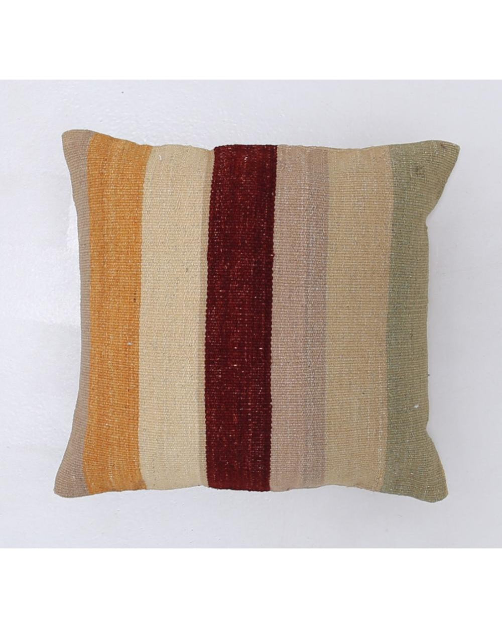 Hand Woven Tribal  Wool Pillow - 1'5'' x 1'5''