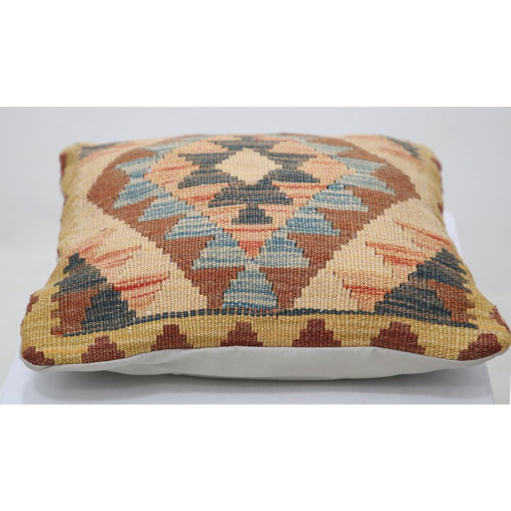 Hand Woven Tribal  Wool Pillow - 1'5'' x 1'5''