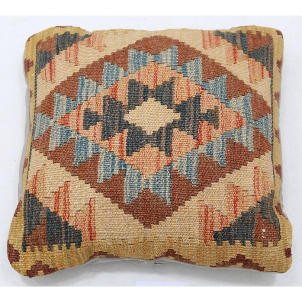 Hand Woven Tribal  Wool Pillow - 1'5'' x 1'5''