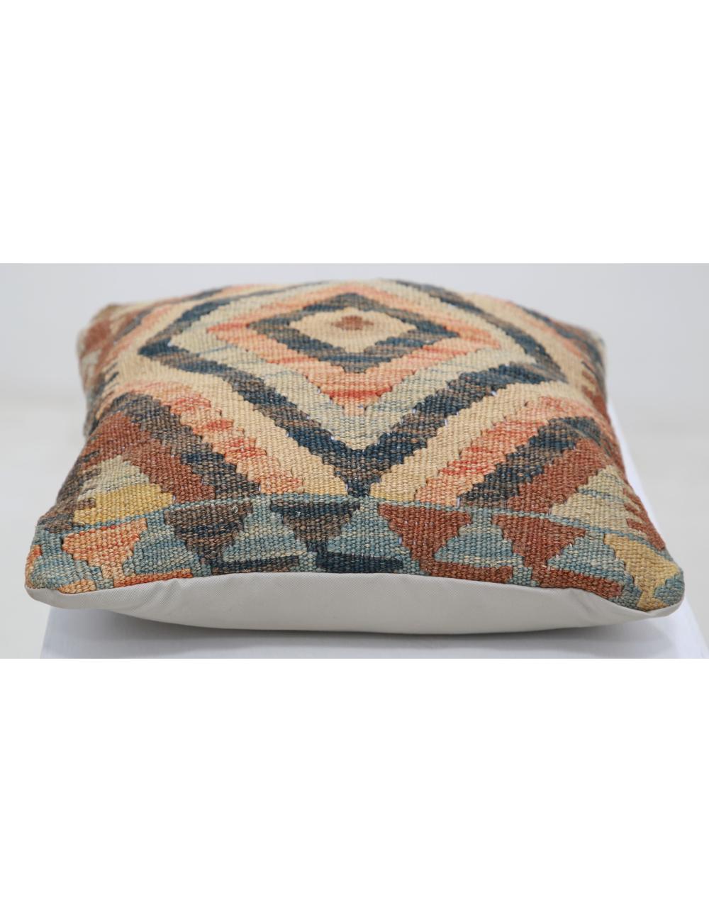 Hand Woven Tribal  Wool Pillow - 1'5'' x 1'5''