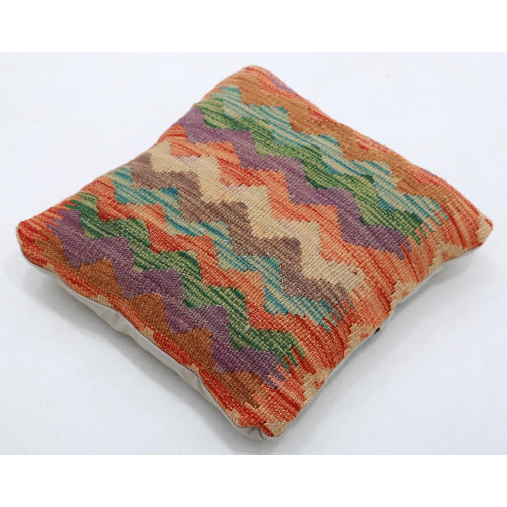 Hand Woven Tribal  Wool Pillow - 1'5'' x 1'5''