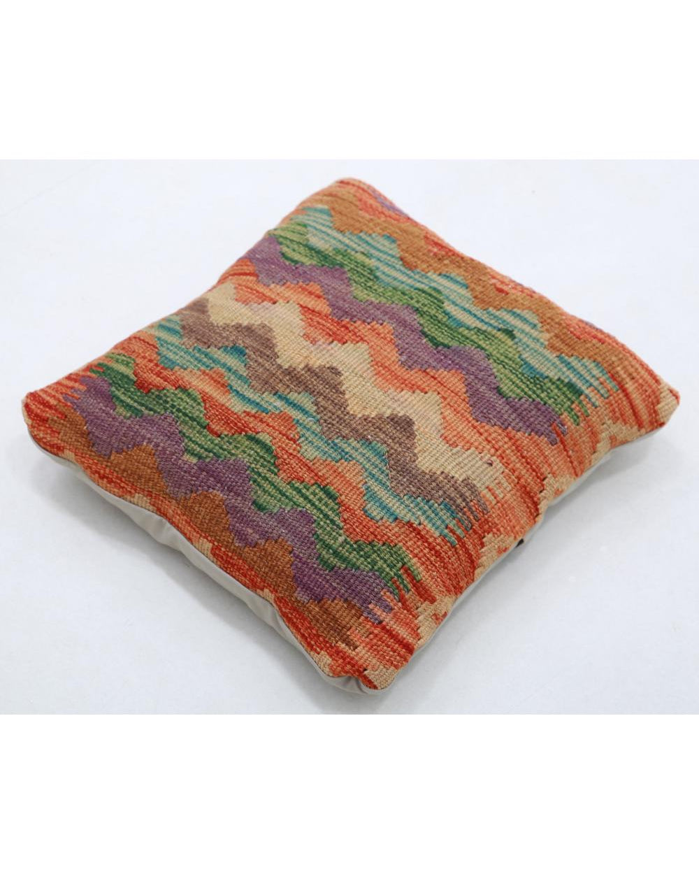 Hand Woven Tribal  Wool Pillow - 1'5'' x 1'5''