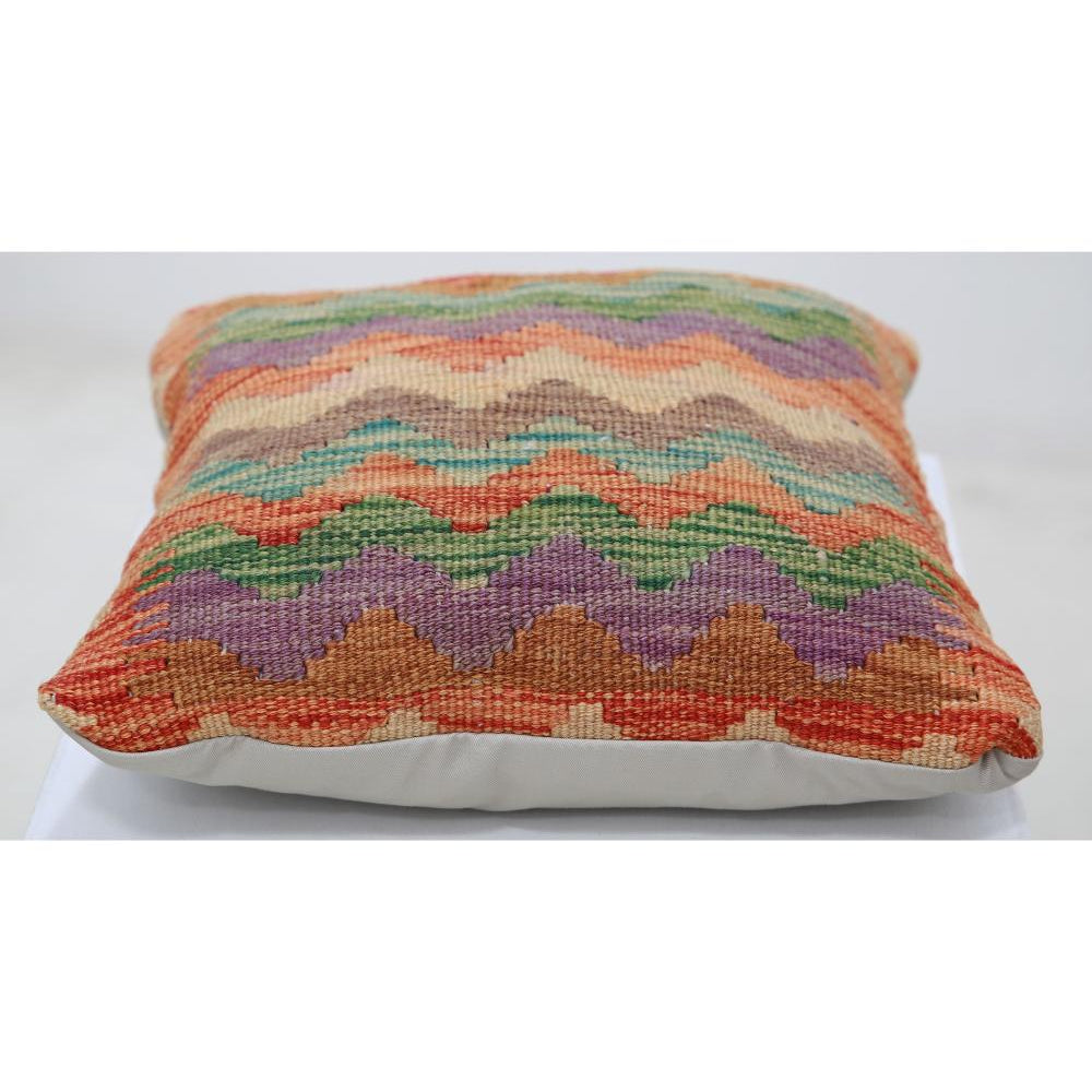 Hand Woven Tribal  Wool Pillow - 1'5'' x 1'5''