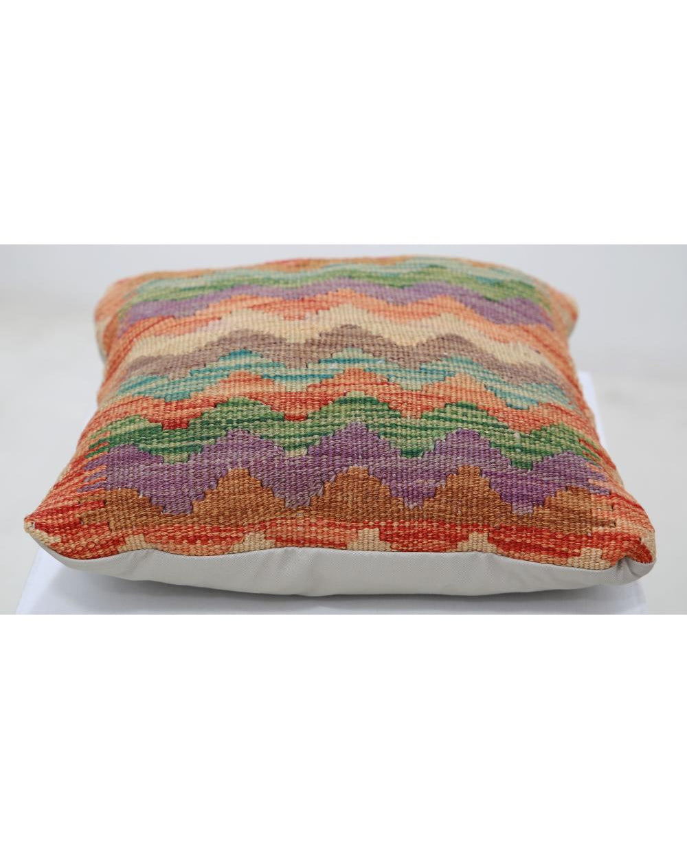 Hand Woven Tribal  Wool Pillow - 1'5'' x 1'5''