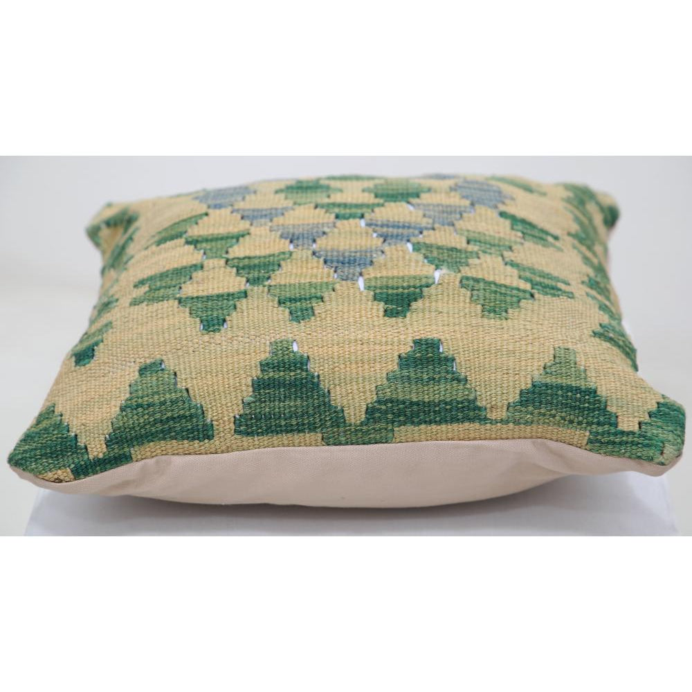 Hand Woven Tribal  Wool Pillow - 1'5'' x 1'5''