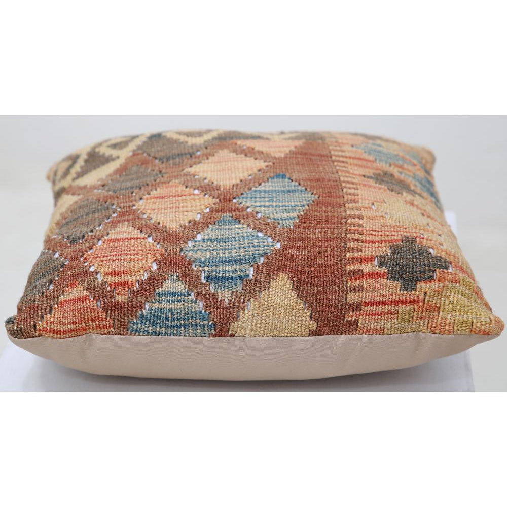 Hand Woven Tribal  Wool Pillow - 1'5'' x 1'5''