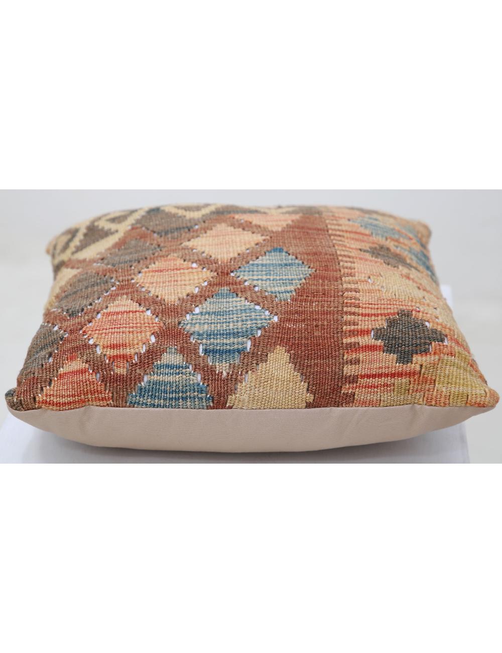 Hand Woven Tribal  Wool Pillow - 1'5'' x 1'5''