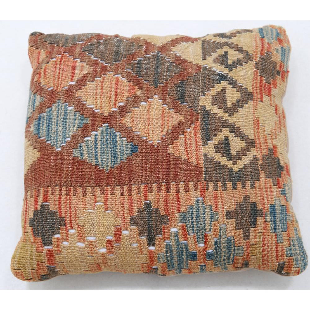 Hand Woven Tribal  Wool Pillow - 1'5'' x 1'5''