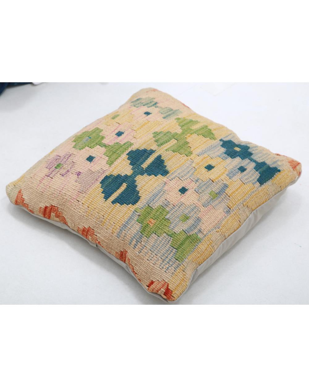 Hand Woven Tribal  Wool Pillow - 1'5'' x 1'5''