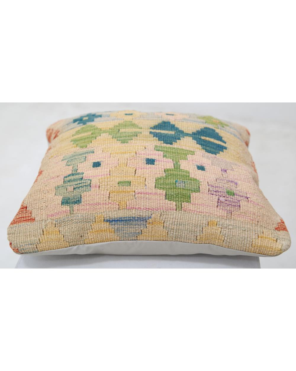Hand Woven Tribal  Wool Pillow - 1'5'' x 1'5''