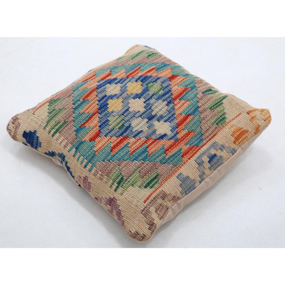 Hand Woven Tribal  Wool Pillow - 1'5'' x 1'5''