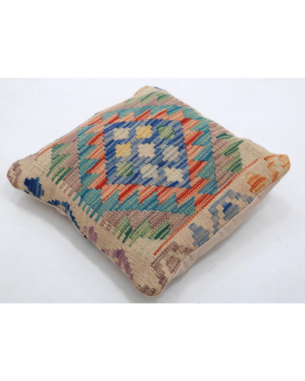 Hand Woven Tribal  Wool Pillow - 1'5'' x 1'5''