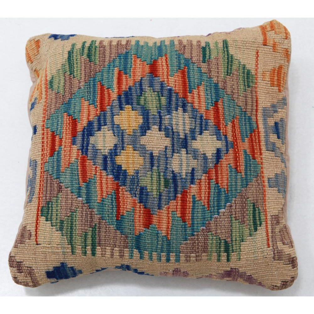 Hand Woven Tribal  Wool Pillow - 1'5'' x 1'5''