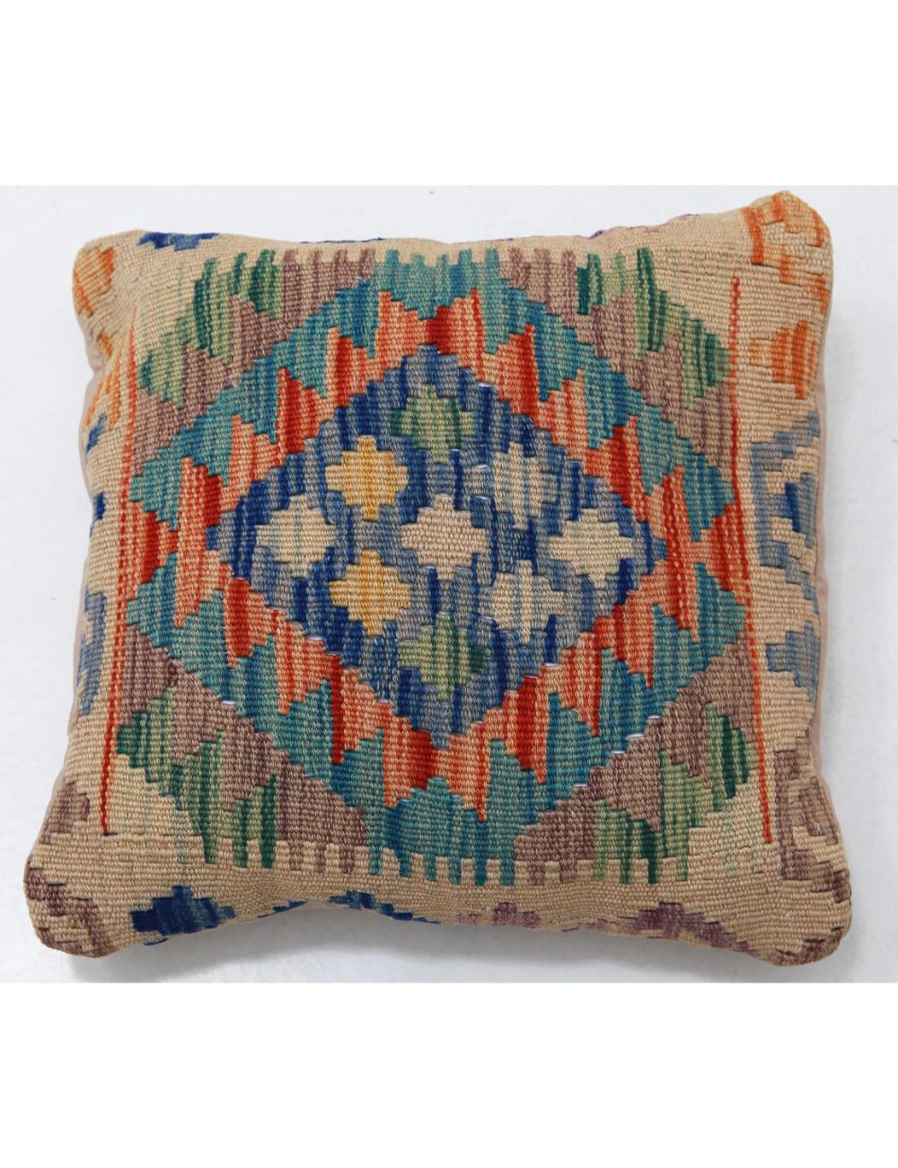 Hand Woven Tribal  Wool Pillow - 1'5'' x 1'5''