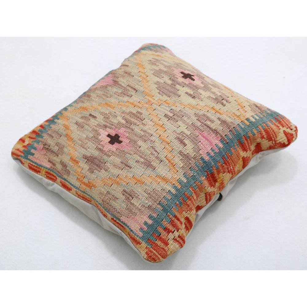 Hand Woven Tribal  Wool Pillow - 1'5'' x 1'5''