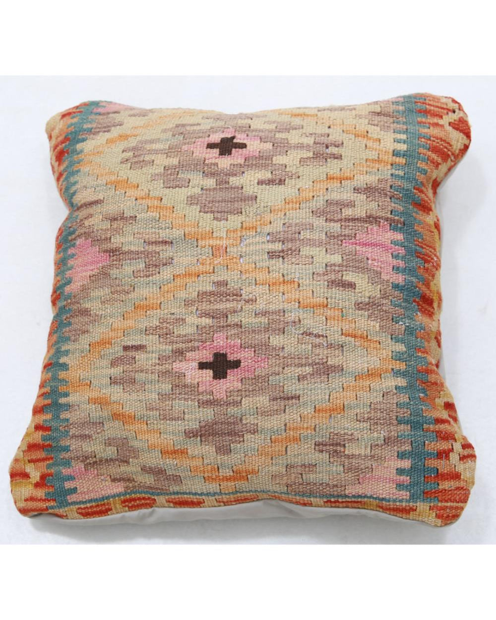 Hand Woven Tribal  Wool Pillow - 1'5'' x 1'5''