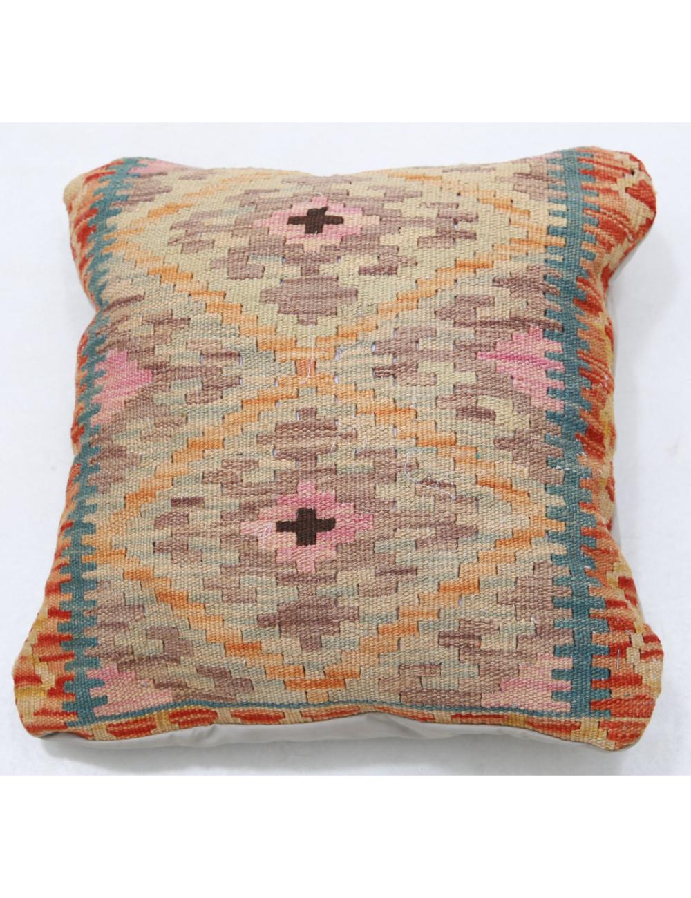 Hand Woven Tribal  Wool Pillow - 1&#39;5&#39;&#39; x 1&#39;5&#39;&#39;