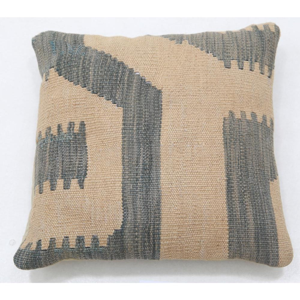 Hand Woven Tribal  Wool Pillow - 1'5'' x 1'5''