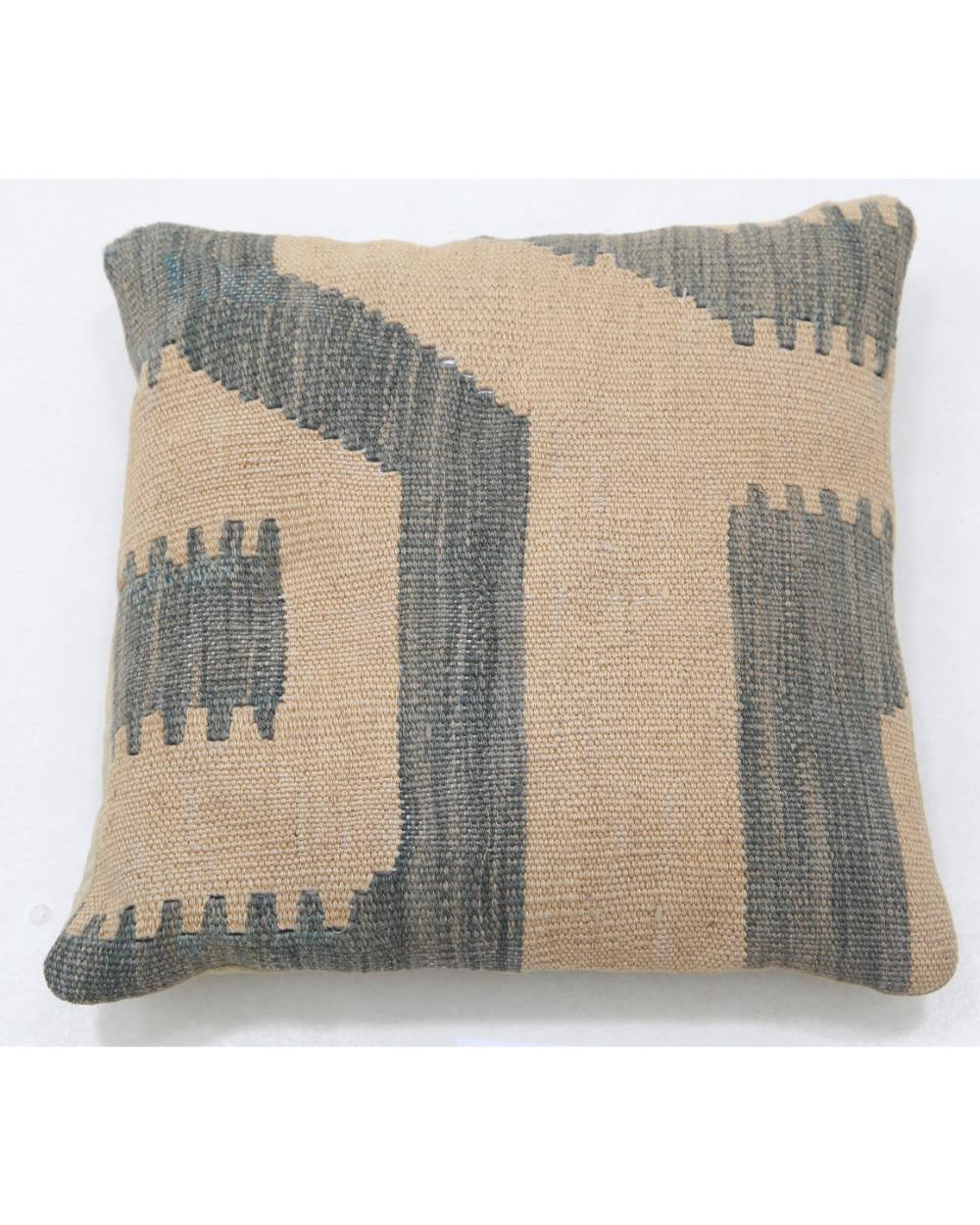 Hand Woven Tribal  Wool Pillow - 1'5'' x 1'5''