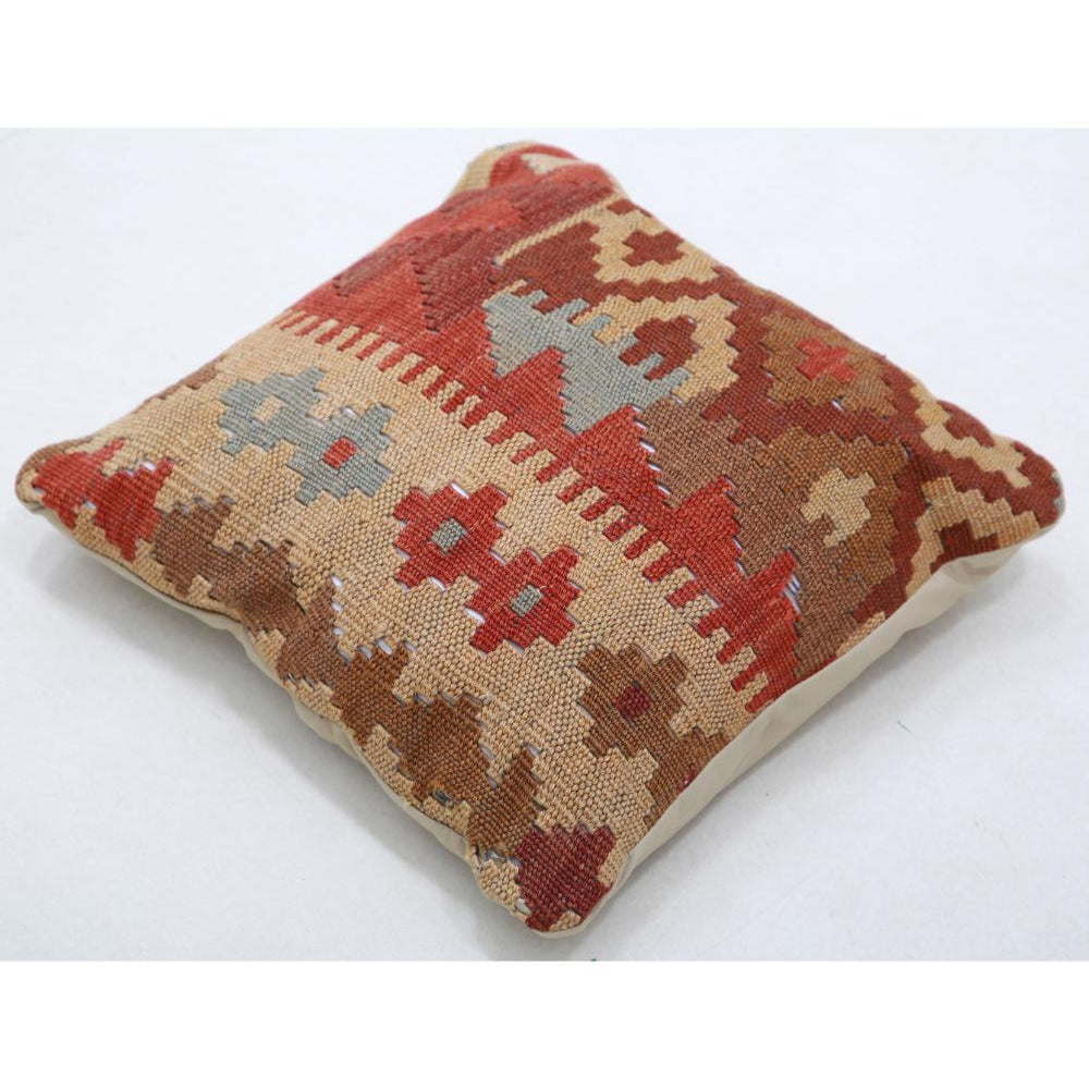 Hand Woven Tribal  Wool Pillow - 1'5'' x 1'5''