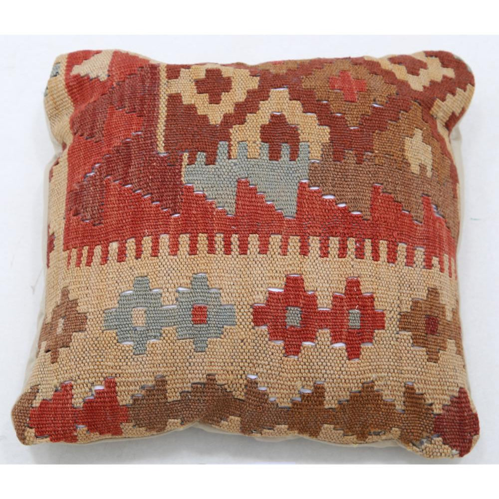 Hand Woven Tribal  Wool Pillow - 1'5'' x 1'5''