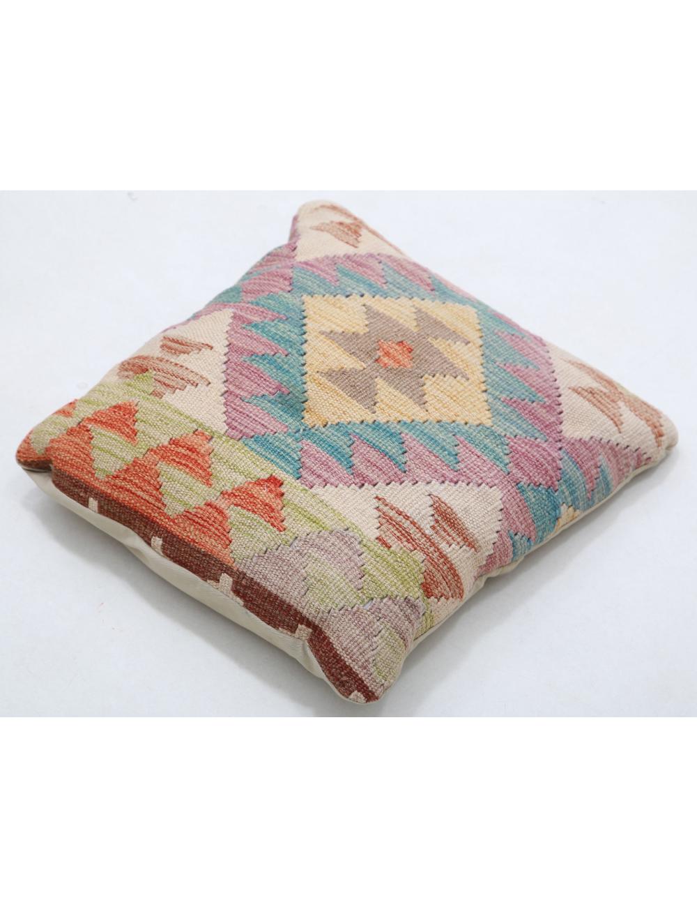 Hand Woven Tribal  Wool Pillow - 1'5'' x 1'5''