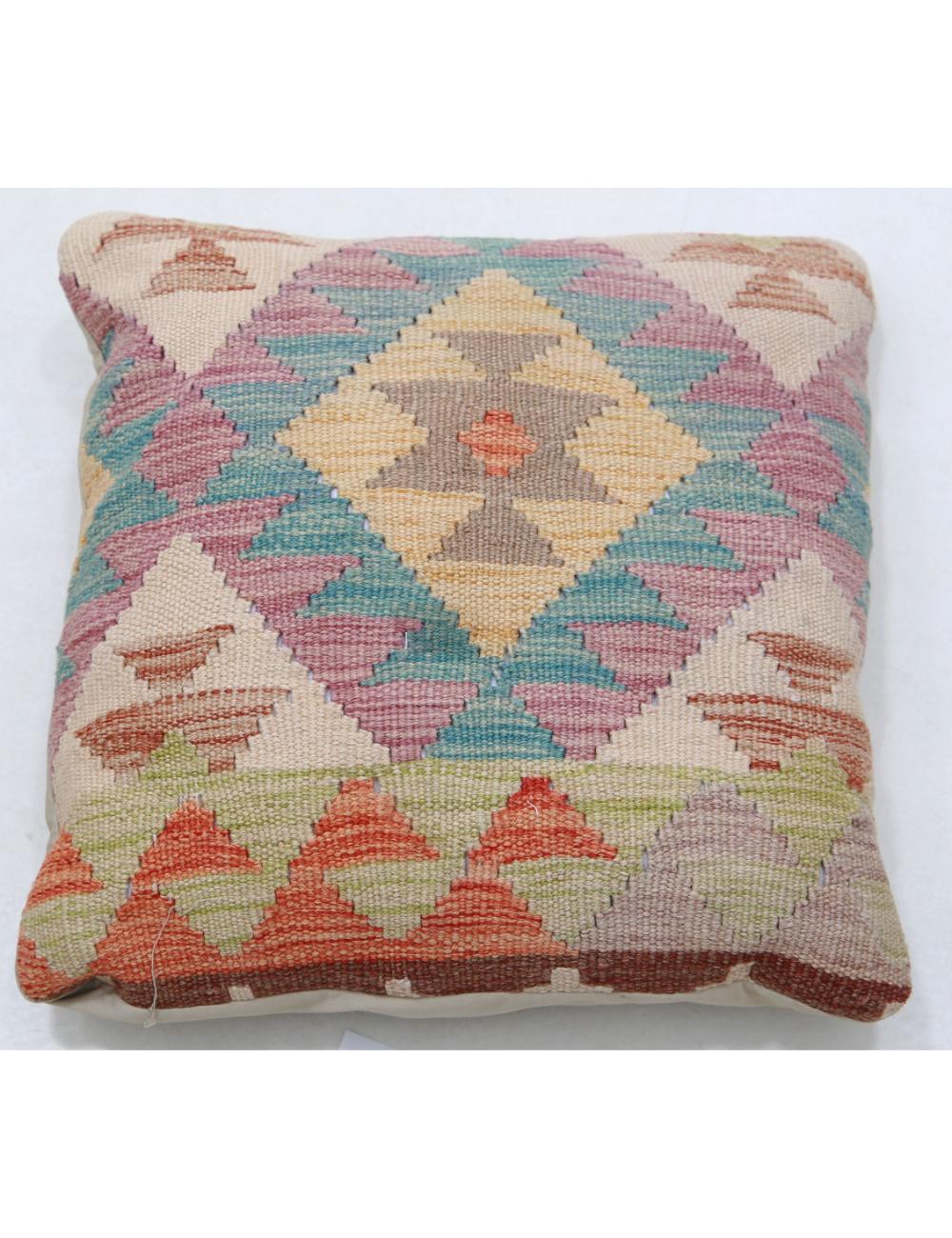 Hand Woven Tribal  Wool Pillow - 1'5'' x 1'5''