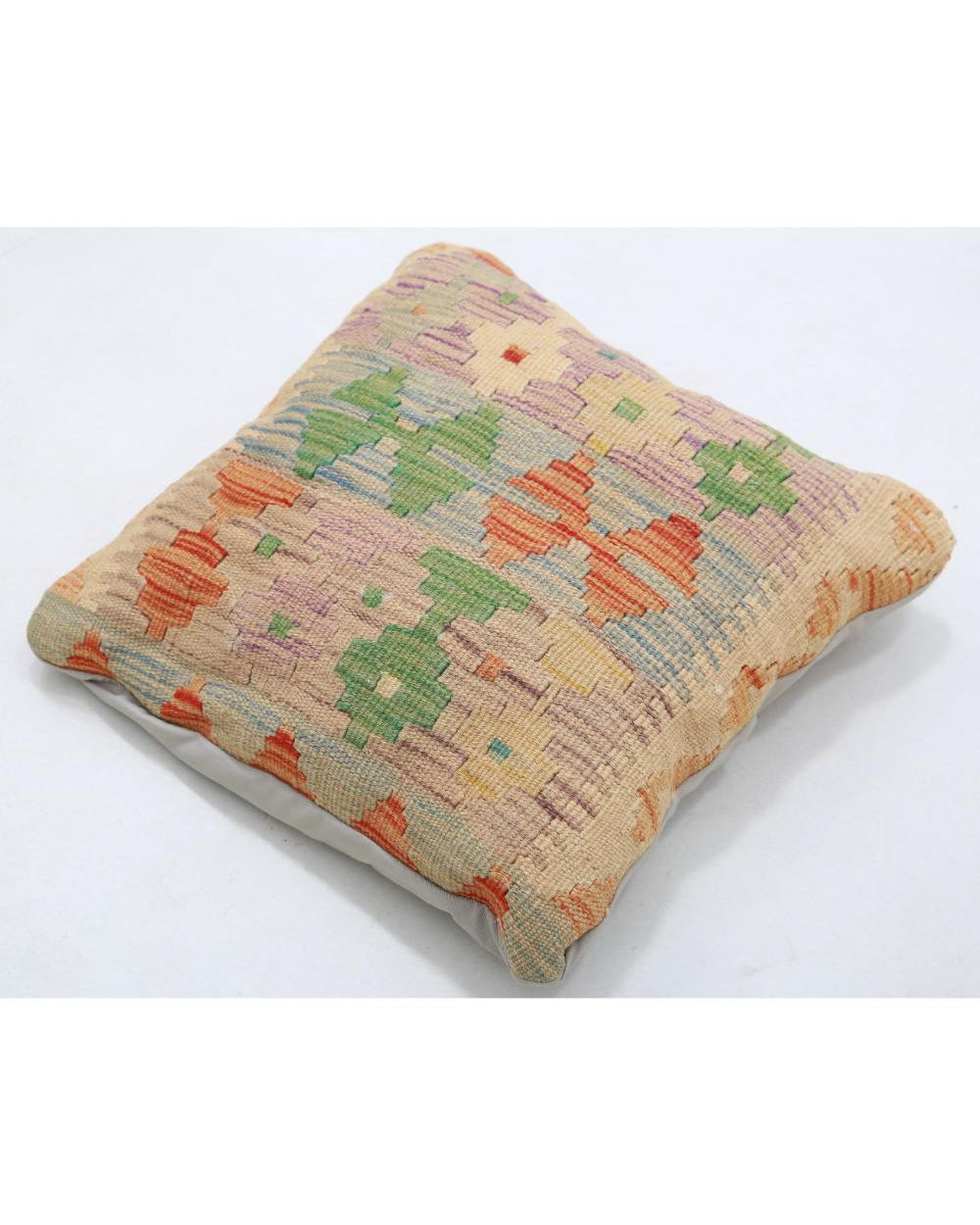 Hand Woven Tribal  Wool Pillow - 1'5'' x 1'5''