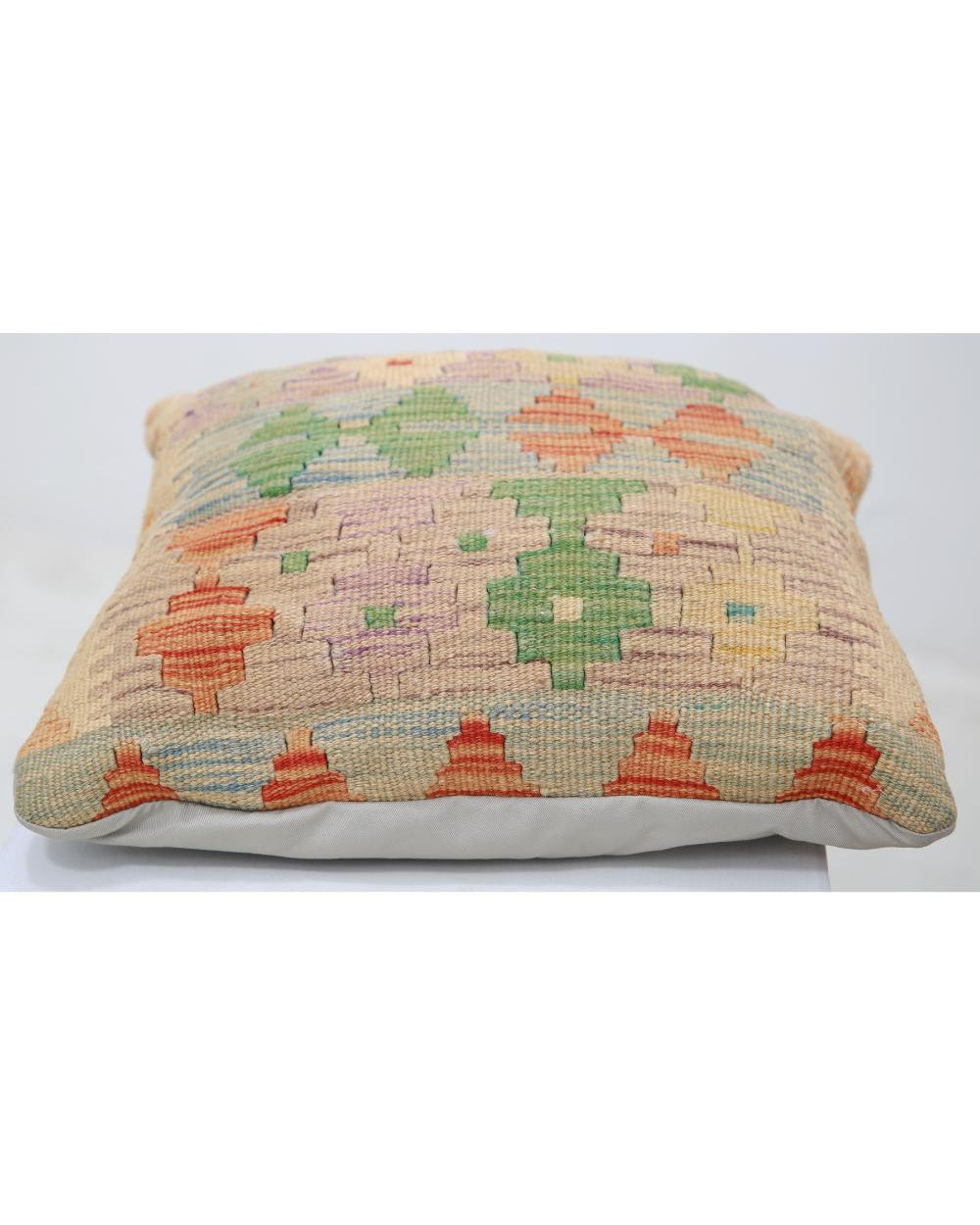 Hand Woven Tribal  Wool Pillow - 1'5'' x 1'5''