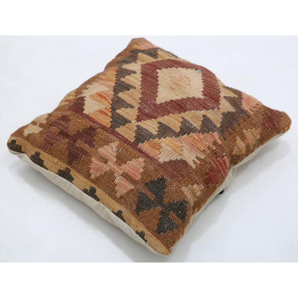 Hand Woven Tribal  Wool Pillow - 1'5'' x 1'5''