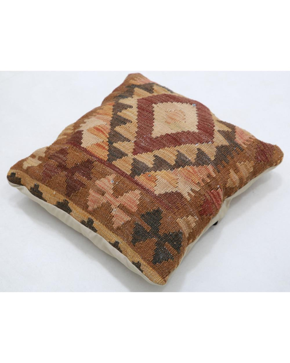 Hand Woven Tribal  Wool Pillow - 1'5'' x 1'5''