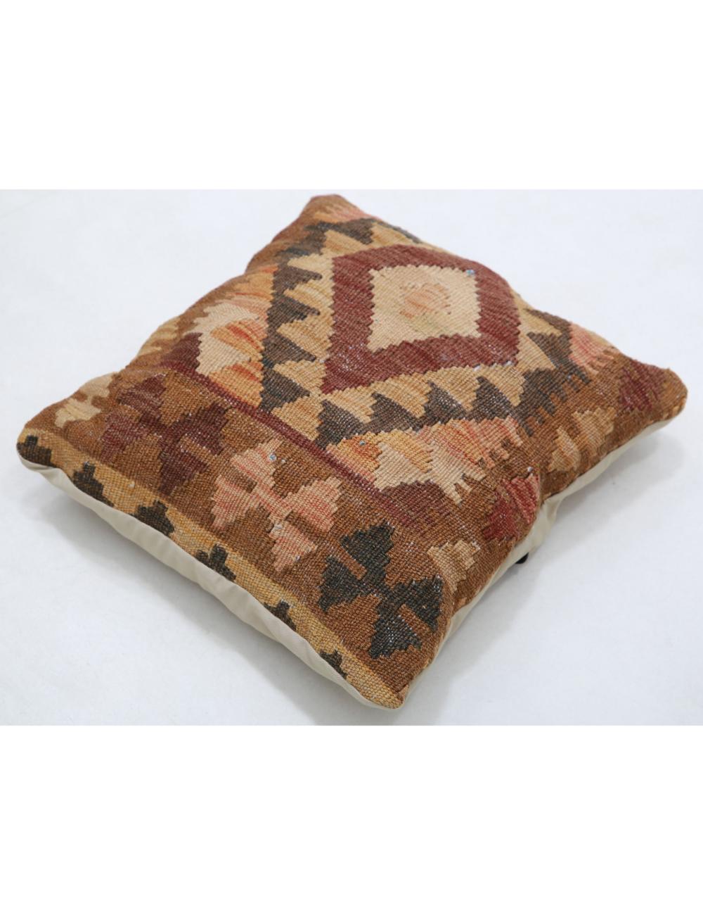 Hand Woven Tribal  Wool Pillow - 1'5'' x 1'5''