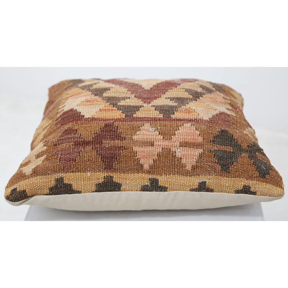 Hand Woven Tribal  Wool Pillow - 1'5'' x 1'5''