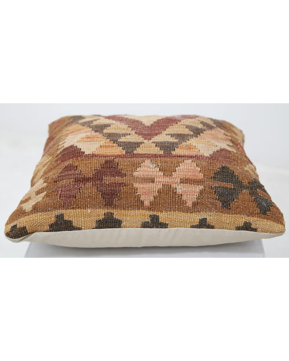 Hand Woven Tribal  Wool Pillow - 1'5'' x 1'5''