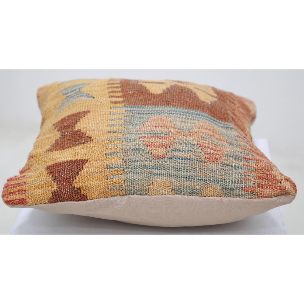 Hand Woven Tribal  Wool Pillow - 1'5'' x 1'5''