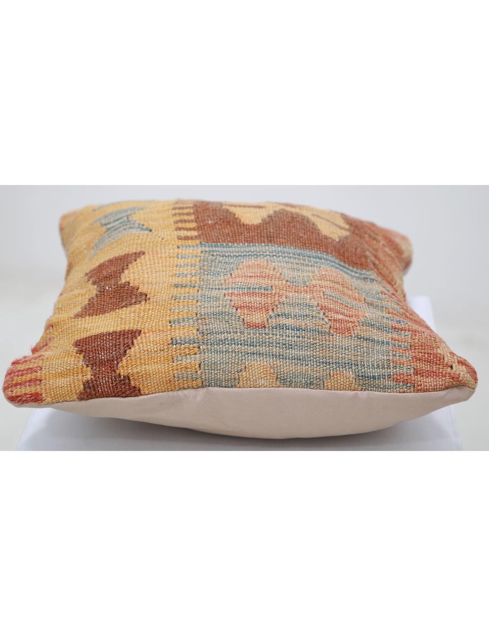 Hand Woven Tribal  Wool Pillow - 1'5'' x 1'5''