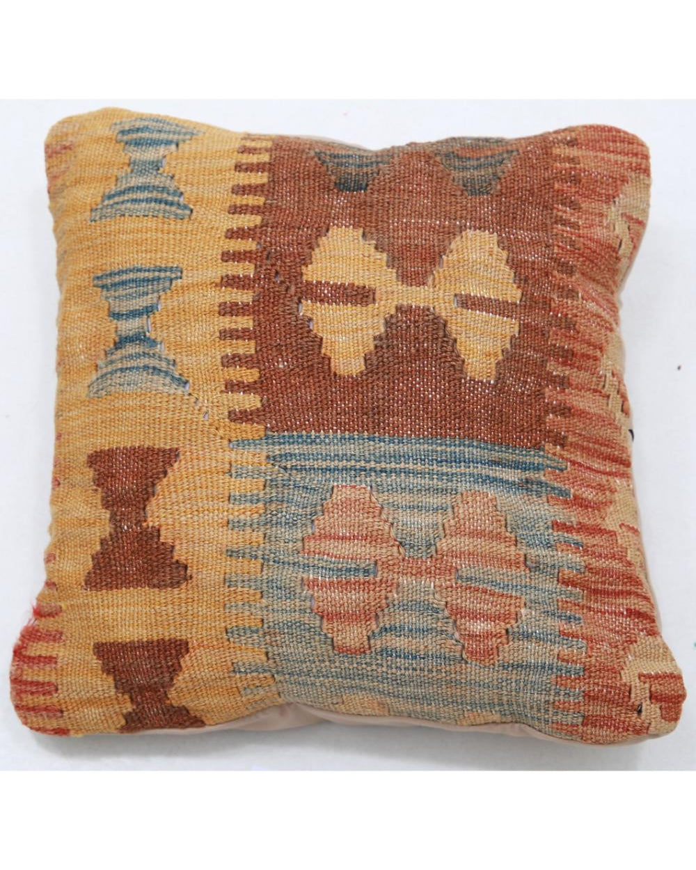 Hand Woven Tribal  Wool Pillow - 1'5'' x 1'5''