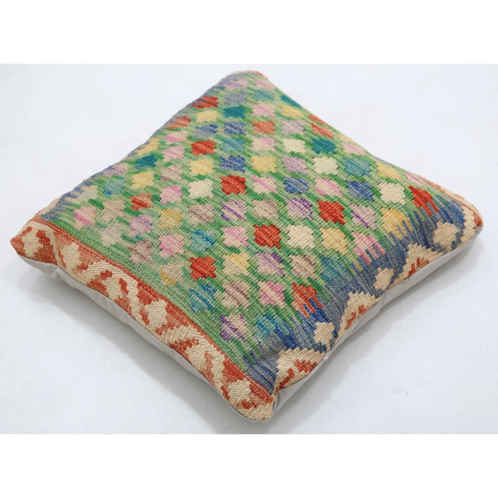 Hand Woven Tribal  Wool Pillow - 1'5'' x 1'5''