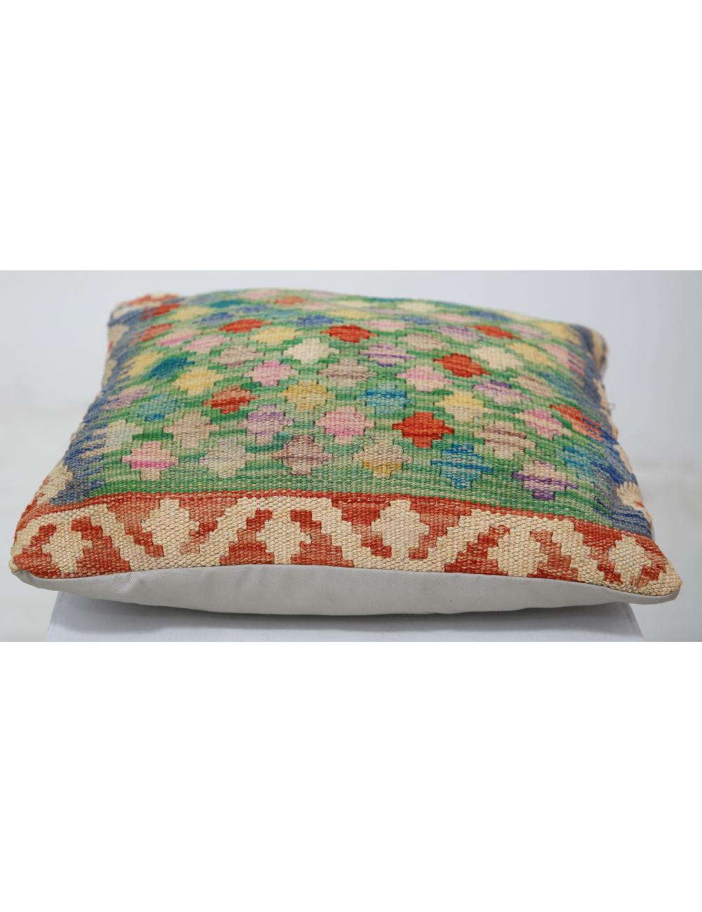 Hand Woven Tribal  Wool Pillow - 1'5'' x 1'5''