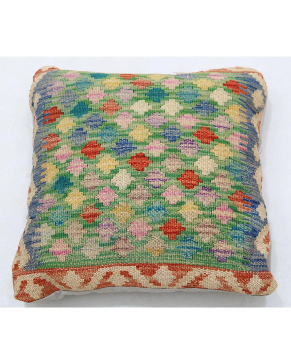 Hand Woven Tribal  Wool Pillow - 1'5'' x 1'5''