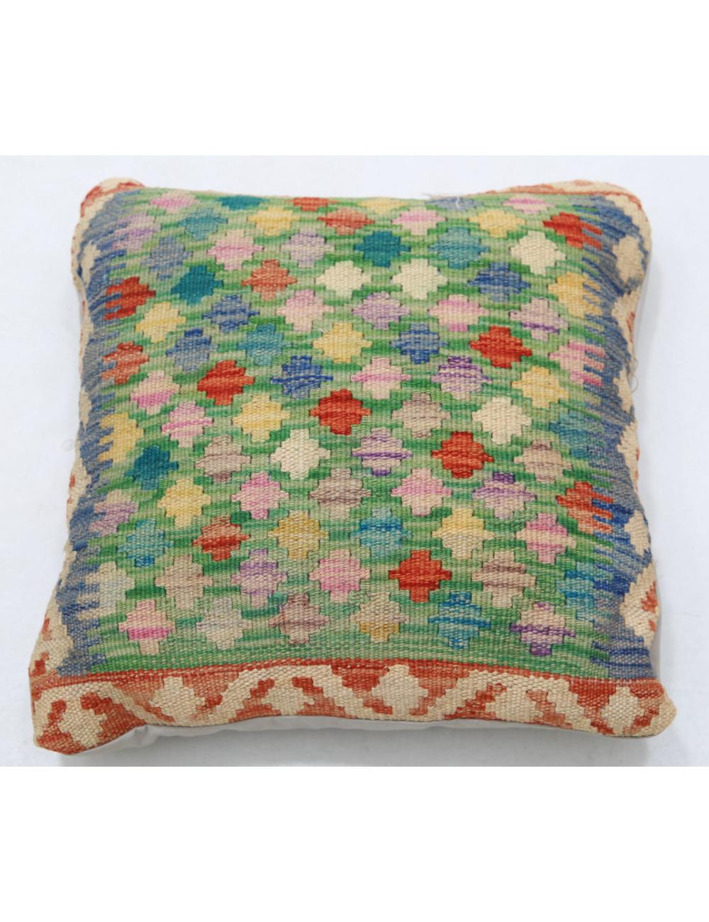 Hand Woven Tribal  Wool Pillow - 1'5'' x 1'5''