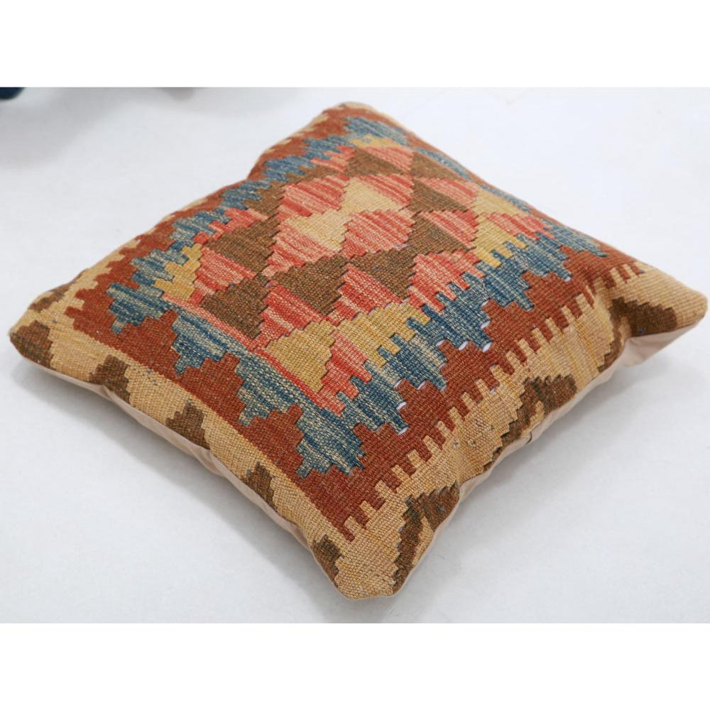 Hand Woven Tribal  Wool Pillow - 1'5'' x 1'5''