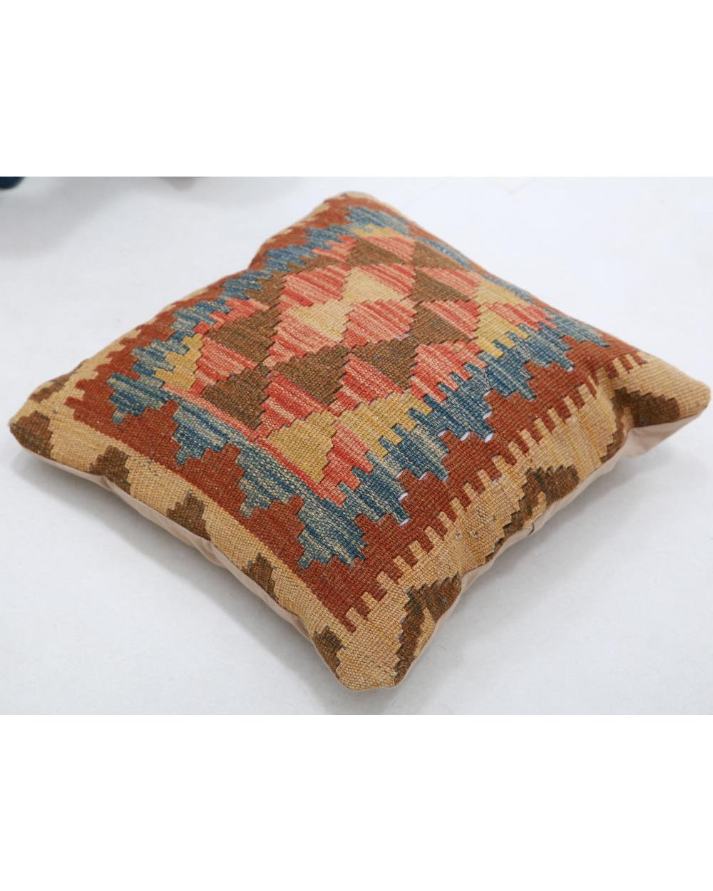 Hand Woven Tribal  Wool Pillow - 1'5'' x 1'5''
