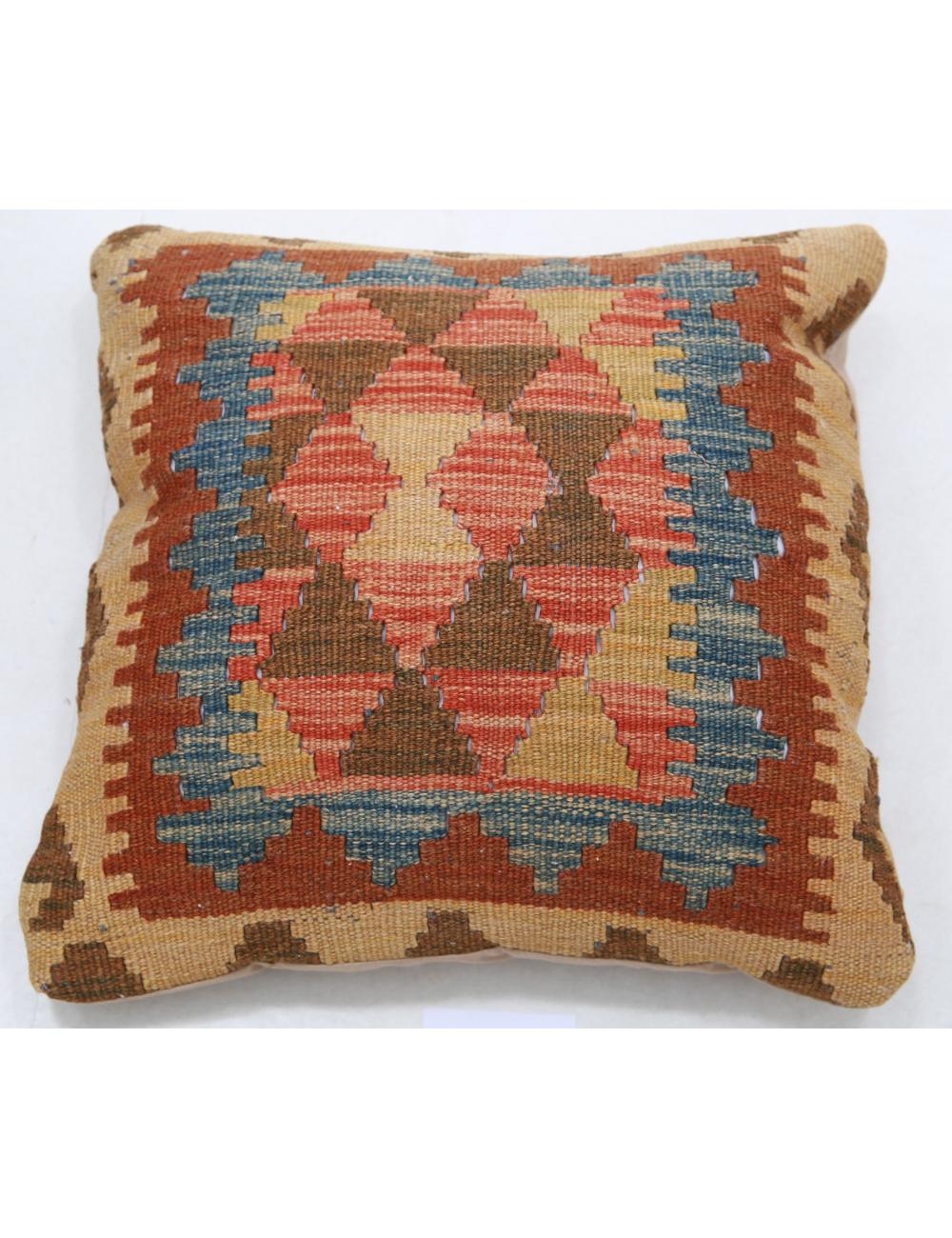 Hand Woven Tribal  Wool Pillow - 1'5'' x 1'5''