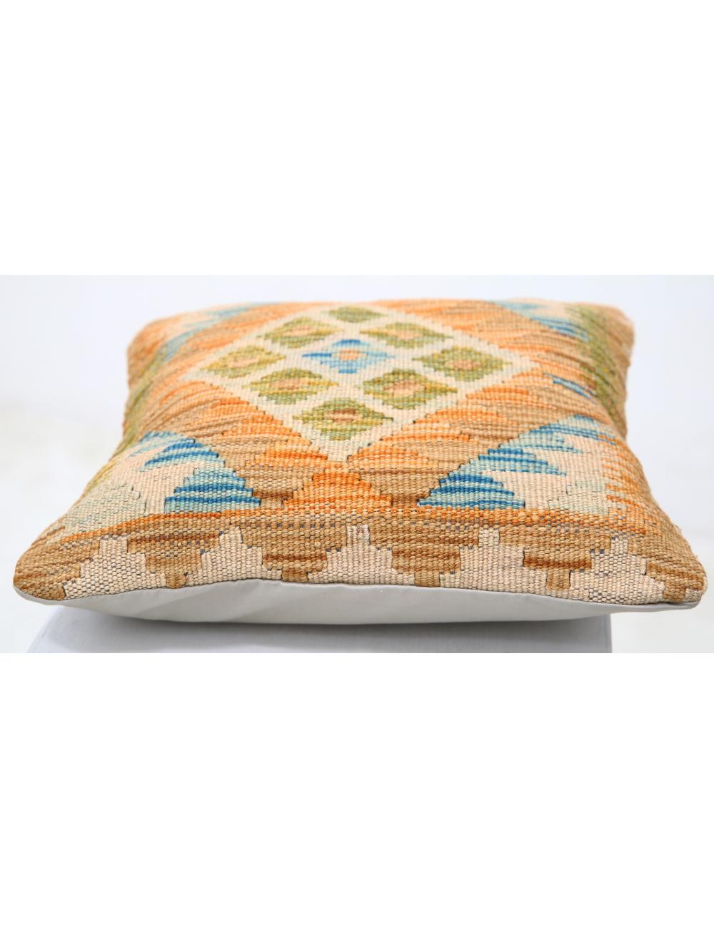 Hand Woven Tribal  Wool Pillow - 1'5'' x 1'5''