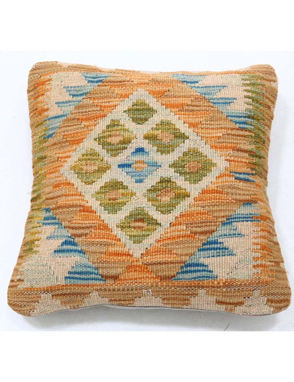 Hand Woven Tribal  Wool Pillow - 1&#39;5&#39;&#39; x 1&#39;5&#39;&#39;